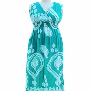 JON & ANNA Teal Summer Maxi Dress